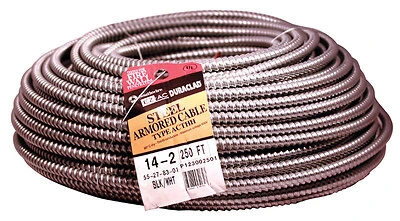 ACT Armored Cable, 14/2, 250 Ft.