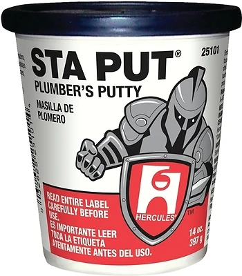 Oatey 25101 Sta-Put Plumber's Putty, Off-White, 14 oz.