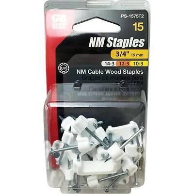 Gardner Bender Cable Staple, 3/4 In., 15-Pack