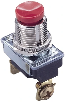 Gardner Bender GSW-23 Push-Button Switch, 3A/1.5A, 120/277V, SPST