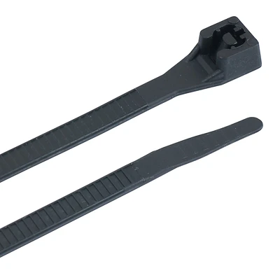 Gardner Bender 46-308UVBMN Nylon Cable Ties, Black, 8-In., 1000-Pk.