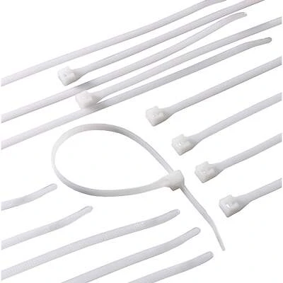 Gardner Bender 46-315 Cable Tie, Nylon, White, 14-In., 100-Pack