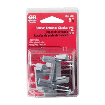 Gardner Bender GSE-205 Plastic Cable Straps, #2 SER, 5-Pack