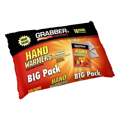 Grabber HWPP10 Hand Warmers, 7-Hour, 10 Pairs
