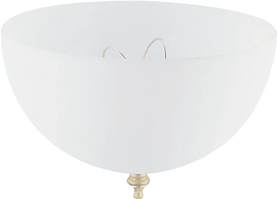 Westinghouse 81494 Dome Clip-On Lamp Shade, Acrylic, White, 7.75-In.