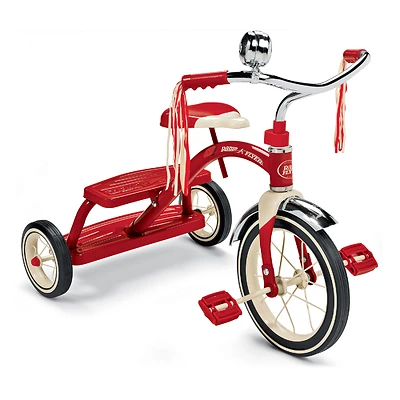 Radio Flyer 33 Classic Dual Deck Tricycle, Steel Frame, 12 In. Wheel