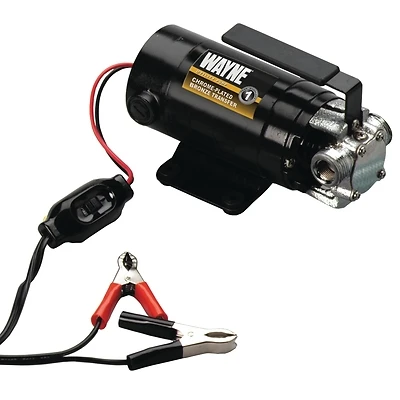 Wayne PC1 12-Volt Portable Transfer Pump, 6 Ft. Hose