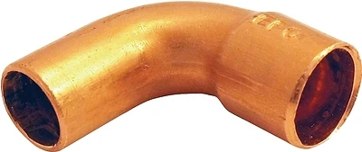 Nibco W01580D Copper Pipe 90-Degree Elbow, 1-1/4 In. FTG x C