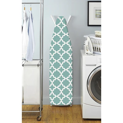 Deluxe Ironing Board Cover/pad - Medallion Gray, Fits 13-15 In. W X 53-54 In. L