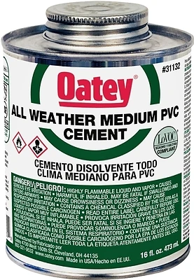PVC All-Weather Pipe Cement, 16 oz.