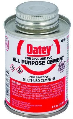 All-Purpose Solvent Pipe Cement, Clear, 4 oz.