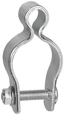 National Hardware Pipe Gate Hinge, Zinc, 1-5/8 In., 70 Lb
