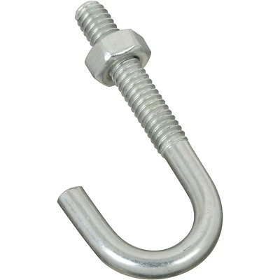 National Hardware N232-884 J-Bolt, Zinc, 1/4 x 2-5/16 In.