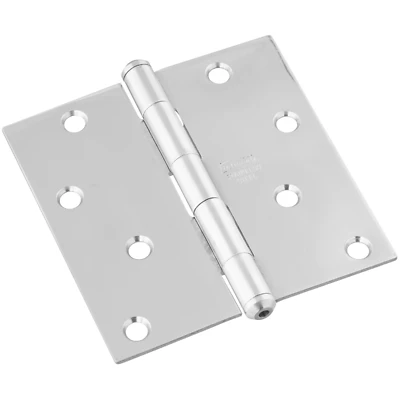 4 x 4 In. Stainless Steel Square Corner Door Hinge