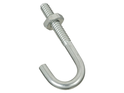 National Hardware N232-868 J-Bolt, Zinc, 3/16 x 1-7/8 In.