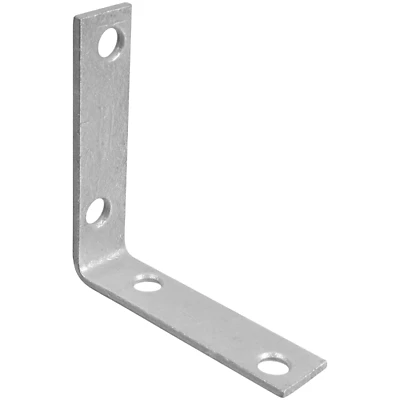 National Hardware N208-751 Corner Brace, Galvanized Steel, 2-1/2 In., 4-Pk.