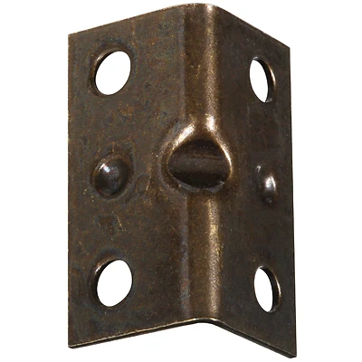National Hardware N226-282 Corner Brace, 1-1/2 x 3/4 In., Antique Brass
