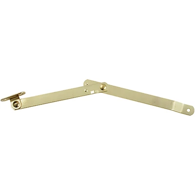 National Hardware N208-629 Folding Support, Brass Steel, 9 In.
