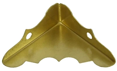 National Hardware N213-454 Brass Corner Brace, 1-1/4 In., 4-Pk.
