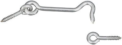 National Hardware N348-409 Hook and Eye, Stainless Steel, 3 In., 2-Pack