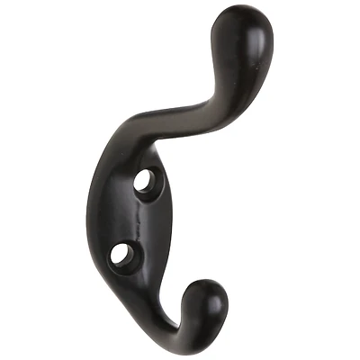 National Hardware N330-886 Hat & Coat Hook, Oil-Rubbed Bronze, 75 Lb Capacity