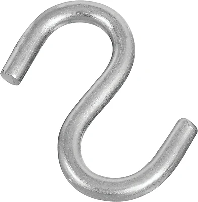 National Hardware N233-536 Open S Hook, Stainless Steel, 1-1/2 In.