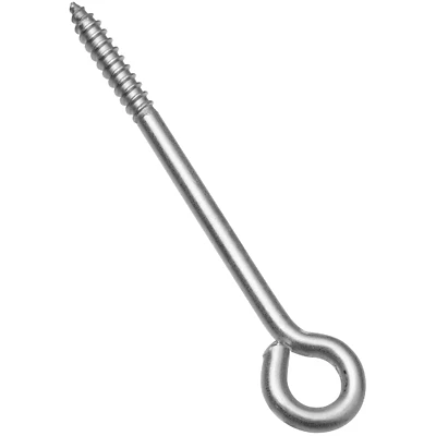National Hardware N220-780 Lag Screw Eye, 1/4 In. Thread, 4.01 In. Shank