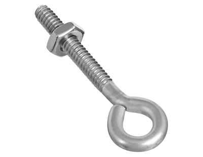 National Hardware N221-564 Eye Bolt With Hex Nut, Stainless Steel, #10-24 x 2 In.
