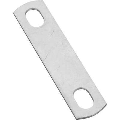 National Hardware N222-323 U-Bolt Plate, Zinc, 0.33 In Hole, 3.19 x 3/4 In