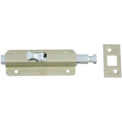 National Hardware Foot Bolt, Steel, Zinc, 5/8 In. Head, 6 In.