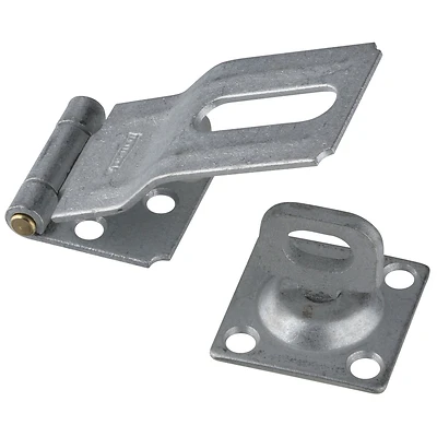 National Hardware N103-044 Galvanized Swivel Safety Hasp, 3-1/4 In.