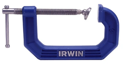 Irwin Quick-Grip C-Clamp, 4 In. Max Opening, 3 In. Throat