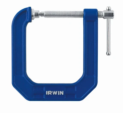 Irwin 225123 C-Clamp, 2 In. Max Opening, 3-1/2 In. Deep Throat, Steel