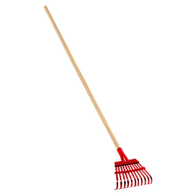 Corona RK 62000 Shrub Rake, 11-Tine Steel, 54 In. Wood Handle
