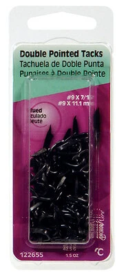 3/8-In. #5 Blued Double-Point Tacks, 1-1/2 oz.