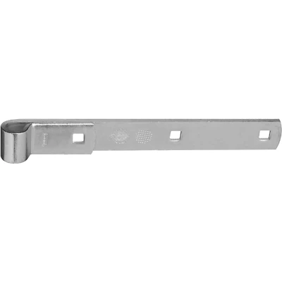 National Hardware N130-732 Strap Hinge, 10 In., Zinc, 150 Lb