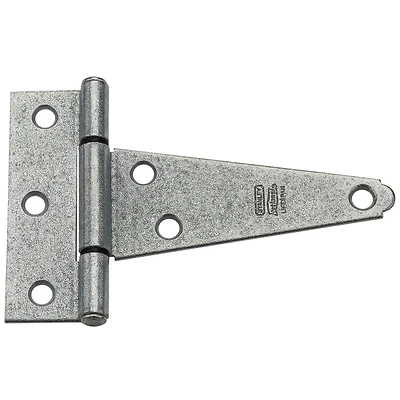 National Hardware N129-338 T-Hinge, Galvanized Steel, 4 In.