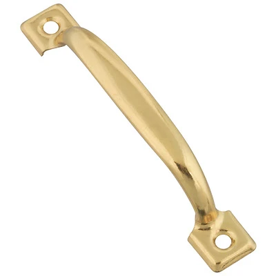 National Hardware N117-754 Round Cup Pull, Brass, 4-3/4 In.