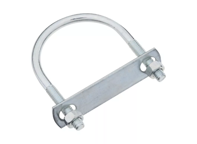 National Hardware N222-182 U-Bolt with Plate & Nuts, Zinc, 5/16 x 2-1/2 x 3-1/2 In.