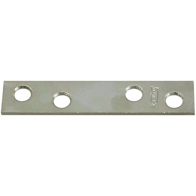 National Hardware N272-724 Mending Plate, Zinc-Plated Steel, 3 x 5/8 In.