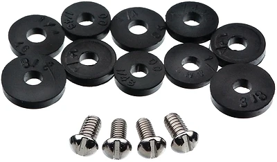 Danco 80790 Faucet Washer Assortment, 13/32 In. Dia., Rubber