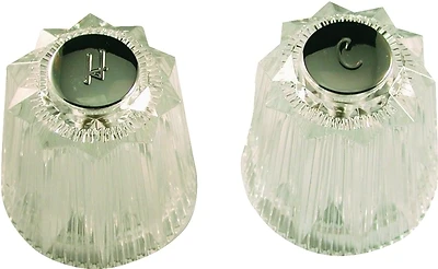Danco 88262 Clear Acrylic Faucet Handle, Price Pfister Contessa/Windsor, 2-Pack