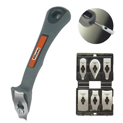 Allway Tools CS6 Contour Scraper Set, 6 Stainless Steel Blades