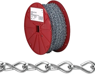 #12 Blue-Krome Single Jack Chain, 200 Ft.