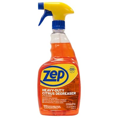 Zep ZUCIT32 Citrus Degreaser, Heavy-Duty, 32 oz. Spray Bottle
