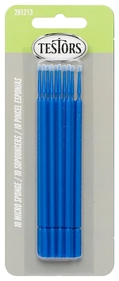Testors Economy Brush Assortment, Plastic Handle, 2-1/4 In. OAL