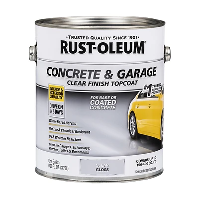 Rust-Oleum 320202 Floor Coating, Clear Gloss, 1 Gallon