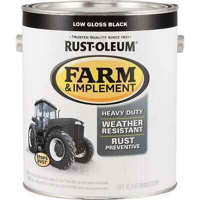 280168 1 Gallon Low Gloss Black Farm & Implement Enamel Paint