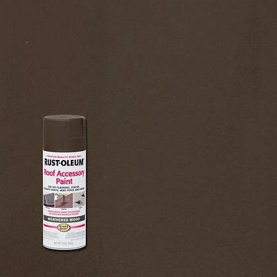 12 Oz. Weathered Wood Flat Anti-rust Spray Paint
