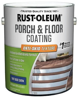 Rust-Oleum 262367 Porch & Floor Urethane Finish, Anti-Skid, Gallon